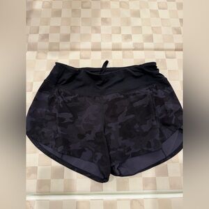 Lululemon Women’s Black Camo Athletic Shorts